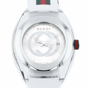 グッチ GUCCI シンク YA137102A シルバー文字盤 新品 腕時計 メンズ