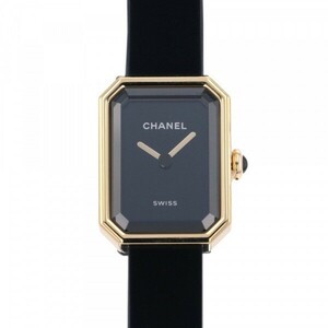  Chanel CHANEL Premiere veruvetoH6125 black face new goods wristwatch lady's 