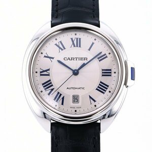  Cartier CartierkreduWSCL0018 silver face unused wristwatch men's 