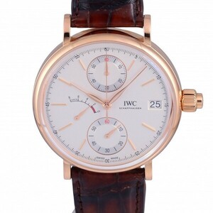 IWC ポートフィノ ハンドワインド モノプッシャー IW515104 シルバー文字盤 中古 腕時計 メンズ