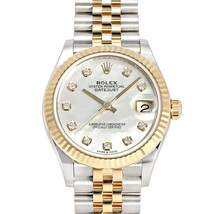ロレックス ROLEX デイトジャスト 31 278273NG ホワイト文字盤 新品 腕時計 男女兼用_画像1