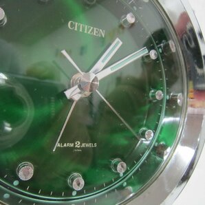 CITIZEN NO５１１１、ALARM ２JEWELS 中古アラーム付き 卓上型 昭和レトロの画像4