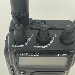 KENWOOD TH-77 デュアルセブン アマチュア無線ツインバンダー ハンディ機 ジャンクの画像10
