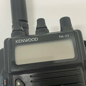 KENWOOD TH-77 デュアルセブン アマチュア無線ツインバンダー ハンディ機 ジャンクの画像3