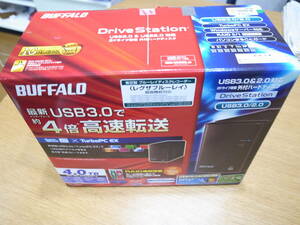 未開封未使用品！BUFFALO HD-WL4TU3/R1J///USB3.0対応 2ドライブ搭載外付けHDD 4TB