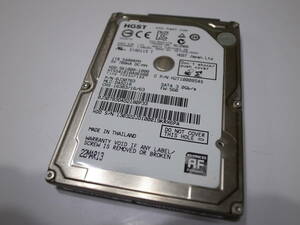 送料込み！使用時間 1890時間//HGST SATA 2.5インチ 1TB HDD 9.5mm 