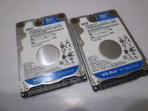 送料込み！ 2個セット！WD Blue　WD5000LPCX//　2.5インチ 500GB HDD 7mm 正常品/①_画像1