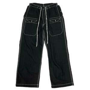 KLASICA クラシカ Contrast Stitch Trouser ブラック サイズ:1