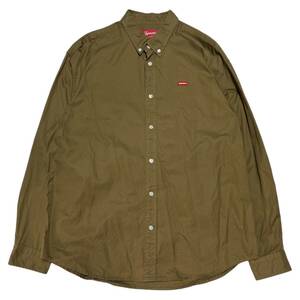 Supreme シュプリーム　Small Box Logo B.D Shirts ブラウン サイズ:M