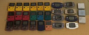 1円〜　GB ゲームボーイ本体 29台 まとめ売り Nintendo GAMEBOY COLOR 任天堂