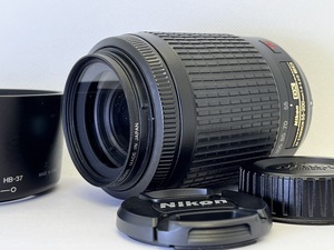 ★極上美品★ ニコン NIKON AF-S DX NIKKOR 55-200mm F4-5.6 G ED VR ★HB-37レンズフード付★　#0410-4