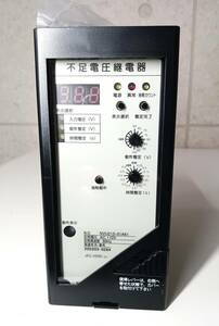 TOSHIBA 不足電圧継電器 NVU21S-01A61 60Hz 試験成績書あり・未使用　箱無し