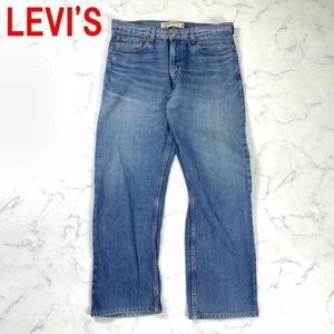 A2654 リーバイス デニム ジーンズ 505 ストレート 綿 LEVI'S コットン ライトブルー REGULAR FIT レギュラーフィット 淡色 青 34