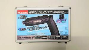 ★未使用品・送料無料 マキタ makita 充電式ペンインパクトドライバ TD022DSHXB 7.2V 1.5Ahバッテリ2個