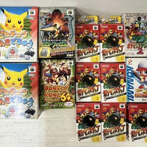 A ジャンク！1円〜 64 箱付 ゲームソフト 計85本 約18kg Nintendo ニンテンドーまとめ 大量 未確認/マリオ/スマブラ/カービィ/ボンバーマンの画像6