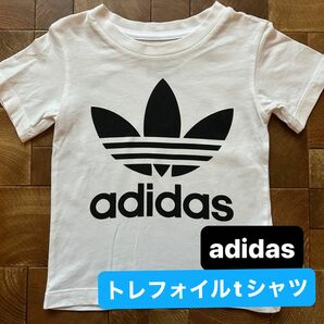 adidas アディダス Tシャツ 半袖Tシャツ トレフォイル プリントTシャツ