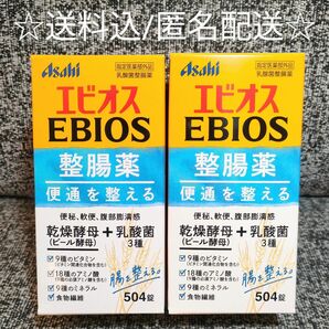 乳酸菌整腸薬 エビオス整腸薬 504錠×2箱 指定医薬部外品☆送料込/匿名配送