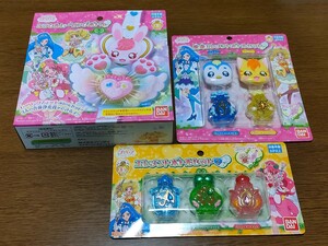 プリキュアグッズ3個セット エレメントボトル2個＆ミラクルヒーリングボトル