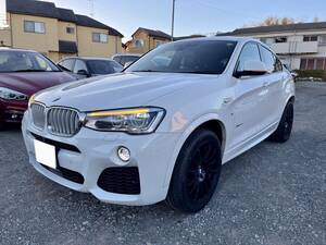 【2019yBMW X4 xDrive Mスポーツ 4WD 最終後期！】無事故・低走行3万km！車検R8/3！新品タイヤアルミ！レーダークルーズ！法人1オナ！