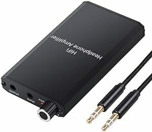 LiNKFOR ポータブルヘッドホンアンプ HIFI 16-300Ωのイヤホンに対応 充電式 iPod MP3 MP4 携帯電