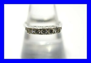 ○新品同様 プラチナ Pt900 ダイヤ 0.52ct 指輪 リング 5.5g REL5