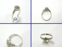 ○新品同様 プラチナ Pt900 ダイヤ 0.50ct 指輪 リング 3.1g RDQ3_画像3