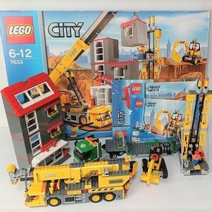 レゴ (LEGO) シティ 工事 ビル建設現場 7633 完成品 希少 絶版品  国内入手困難品 現品限りの画像1
