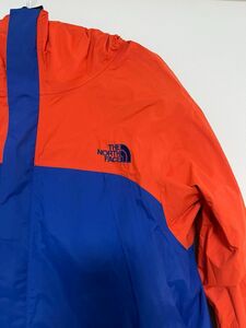 状態いいです！　ノースフェイス NP11530 マウンテンパーカー L オレンジ×ブルー THE NORTH FACE 