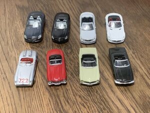 メルセデス・ベンツのミニカー（ジョージアコーヒーのオマケ）８台