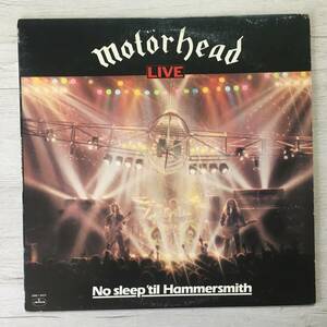 US MOTORHEAD NO SLEEP ’TIL HAMMERSMITH　US盤