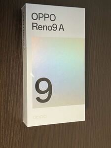 新品未開封未使用OPPO Reno9 A 6.4インチ メモリー8GB ストレージ128GB ムーンホワイト ワイモバイル　OPPO 新品ケース2個付き　送料無料