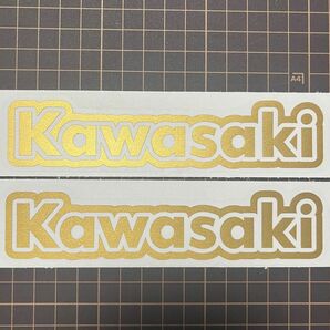 Kawasaki カワサキ　カッティングステッカー　2枚セット　