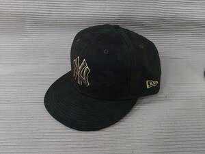 「 新品未使用 NEW ERA ニューエラ キャップ 59FIFTY ヤンキース 迷彩 サイズ8 63.5 」CAP アメカジ ニューヨークヤンキース