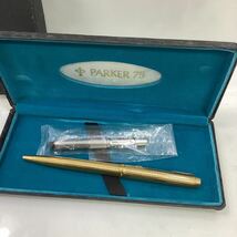 高級ペン　PARKER 75 ケース付き　ゴールド（Ｉ-145_画像2