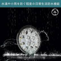 LED 投光器 48W cobライト led投光器 作業灯-cob ledライト充電式 ミニ投光器 明るい 3800LM高輝度防水防塵 (本体のみ/バッテリーなし）_画像4