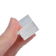 強力マグネット 角型 ネオジム磁石 20x8x1.5mm 直方体 強力磁石 小型長方形 マグネット 超強力な 棒磁石 DIY、建築科学、工芸 12個セット_画像3