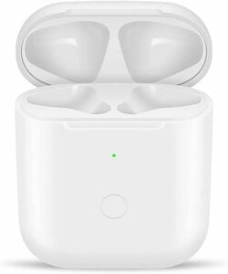 充電ケース、Airpods1&2との交換性あり, Airpods用充電器, エアーポッズ用充電ケース 充電器 ワイヤレス充電 Bluetoothペアリング可能