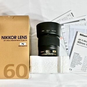 【付属品多数】AF-S Micro NIKKOR 60mm f/2.8G ED