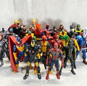 マーベルレジェンド フィギュア25体セット ジャンク有り スパイダーマン アイアンマン アベンジャーズ