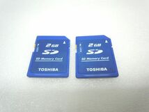 ◆GW特価セール◆SDカード TOSHIBA 2GB 2個SET カードのみ_画像1