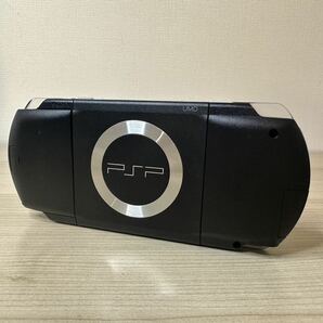 ♪ PlayStation プレイステーション ポータブル PSP 1000 ブラック コードソフトケース付 通電確認済みの画像3