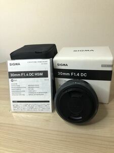 ♪ 【美品】シグマ SIGMA 30mm F1.4 カメラレンズ DC HSM Art 013 EFマウント 53170046 