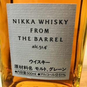 ☆ ニッカ NIKKA ニッカウイスキー フロムザバレル ウイスキー WHISKY 500ml 51%未開栓 新品の画像6