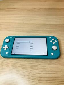 ♪ 任天堂 Nintendo Switch Lite 本体のみ ターコイズ ニンテンドースイッチライト 中古美品 作動OK 初期化済み 