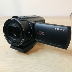 ♪ 美品 SONY ソニー HANDYCAM FDR-AX45 4K デジタルビデオカメラ 付属品あり 通電確認済みの画像2