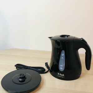 ◯ T-fal ティファール ジャスティンプラス1.2L ブラック 電気ケトルKO4908JP 通電確認済みの画像1