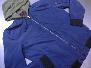 FUK 美品 ZARA MAN BASIC ザラマン ジャンパー ブルゾン ジャケット フード付 パーカー 取り外し不可 L