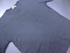 H05 新品/ 4L /特大 renoma レノマ 半袖Tシャツ カットソー ヘンリーネックシャツ 大きいサイズ タグなし自宅保存