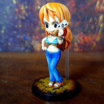 ナミ　リペイント塗装済み完成品/ワンピース/ワールドコレクタブルフィギュア/ワーコレ/WCF/ ONEPIECE figure repaint_画像2