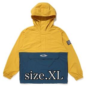 XL CHALLENGER マスタードPACKABLE NYLON ANORAK